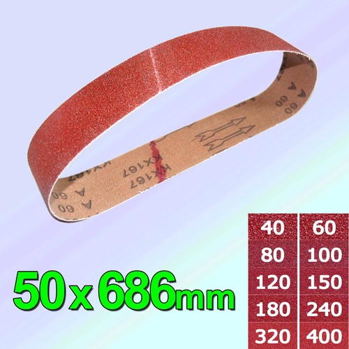 Schleifbänder 50x686mm gewebe - schleifbänder,