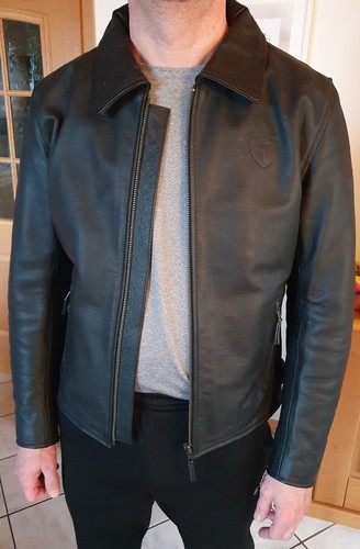 Biker lederjacke schwarz kurz - lederjacke, schwarz,