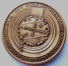 70mm Bergbau Medaille 1980