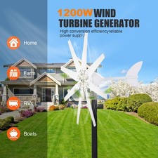 12kw wind turbine - generator, 8