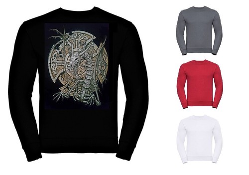Sweatshirt gothik totenkopf - sweatshirt,