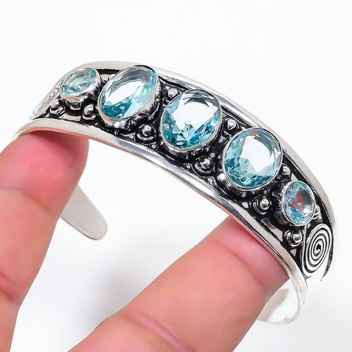 Aqua aquamarin edelstein - edelstein, 925