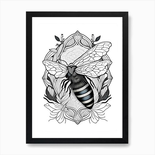 Apis bee william morris stil - apis,