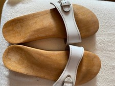 Holzsandale weiß Größe 39 Vintage wie Berkemann Aktivierung Muskulatur