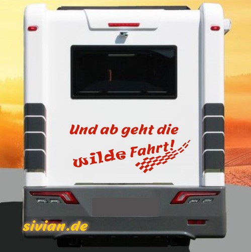 Aufkleber wohnmobil und - aufkleber,
