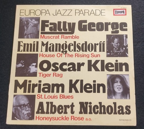 Vinyl europa jazz parade - 12",