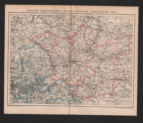Landkarte map 1897 - :, provinz