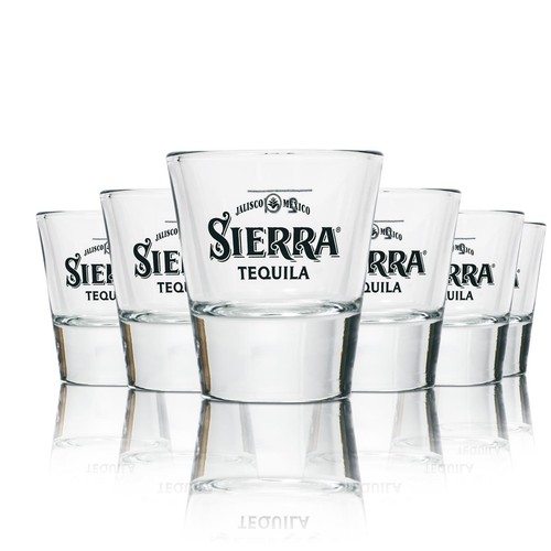 Sierra tequila glas kurze - 6x,