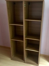 Regal zweiteilig dunkel 40 x 158 x 63 cm