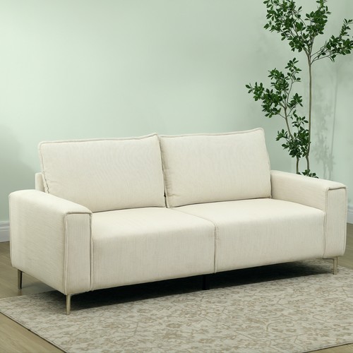 Homcom sitzer sofa - homcom, 3-sitzer