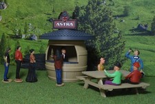 Bierbude Astra 1:32 Gebäude Deko Bierzeltgranitur 132 Carrera Gebäude Deko