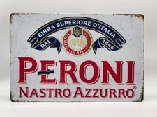 Blechschild Peroni 20x30cm Nostalgie Retro Reklame Vintage Deko Geschenk Bier