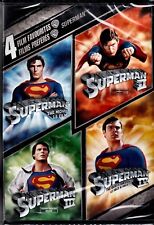 Superman + Superman 2 + Superman 3 + Superman 4 - Christopher Reeves - New 2DVD
