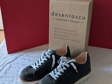 Handgearbeitete Luxus Herrensneaker der Marke "densenrasco" Größe 44 ungetragen