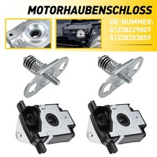 2x Motorhaubenschloss Oberteil