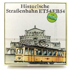 Prefo Bausatz Hirstorische Straßenbahn ET54 / EB 54 DDR HO 1:87