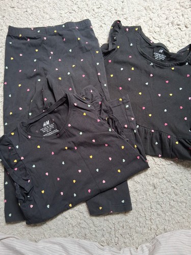 3er set shirt kleid - h&m, &