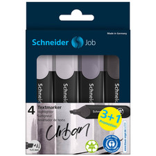 4x Schneider Textmarker Job