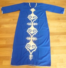 Robuster indigo-blauer Kaftan