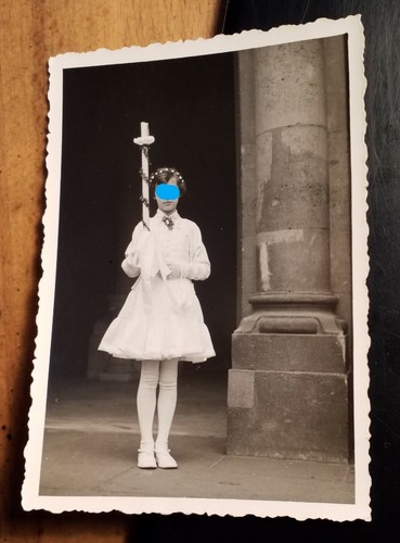 Mädchen kleid mit kreuz - mädchen,