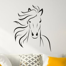 Wandtattoo pferd aufkleber - wandtattoo,
