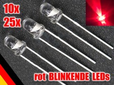 10, 25 Stück LEDs BLINKEND