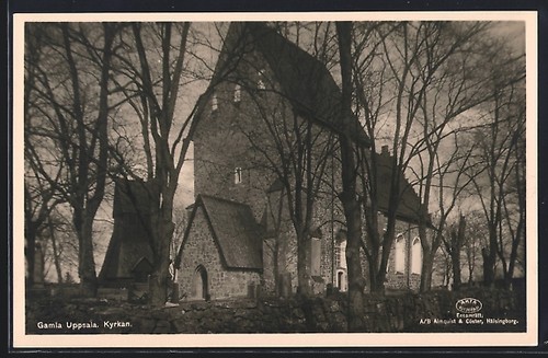 Uppsala kyrkan ansichtskarte - kyrkan,,