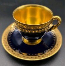 Mokkatasse gold kobaltblau - gold,