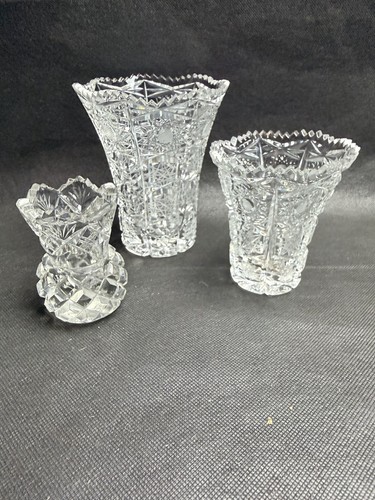 Vintage bleikristall glas - 3,