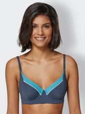 Bikini-Oberteil blau 46B Damen