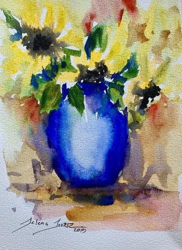 Original aquarell bild - aquarell,