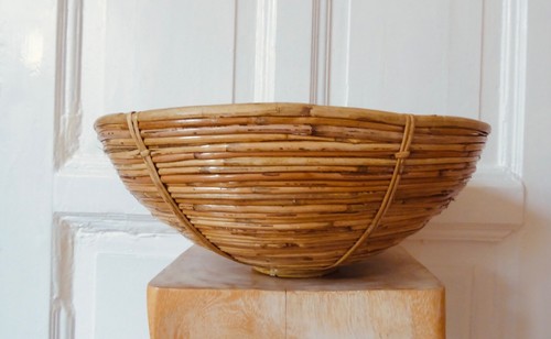 Großer bambus rattan korb - großer,