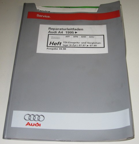Werkstatthandbuch audi typ - a4,