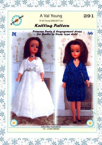 Puppenstrickmuster 291 für - 291,