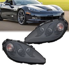 Scheinwerfer Für Chevrolet Corvette C6 Cabrio Coupé 2005-2013 Schwarz