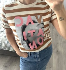 Shirt Rich & Royal Streifen Braun Beige Gr. S wie NEU