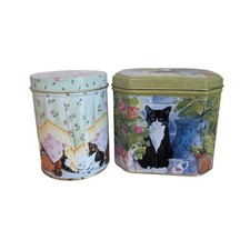 Blechdose mit Katzenmotiven, 2