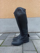Steeds, Reitstiefel, Damen, Mädchen, schwarz, Leder, weit, Gr. 39