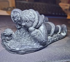 Vintage inuit paar und - inuit-paar,