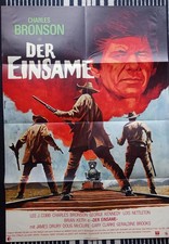 Filmplakat DER EINSAME A1 Kinoposter 1971 Western Charles Bronson Peltzer Grafik