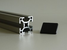 8er Set Abdeckkappen schwarz