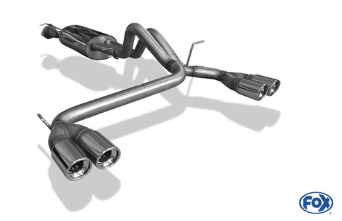 Fox duplex auspuff - fox,