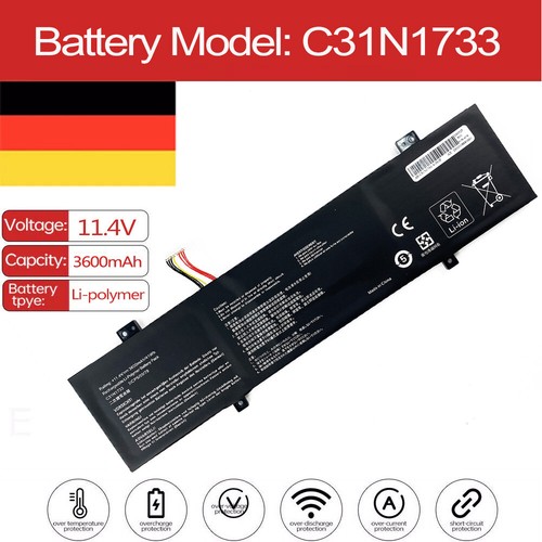 C31n1733 akku für - c31n1733, asus