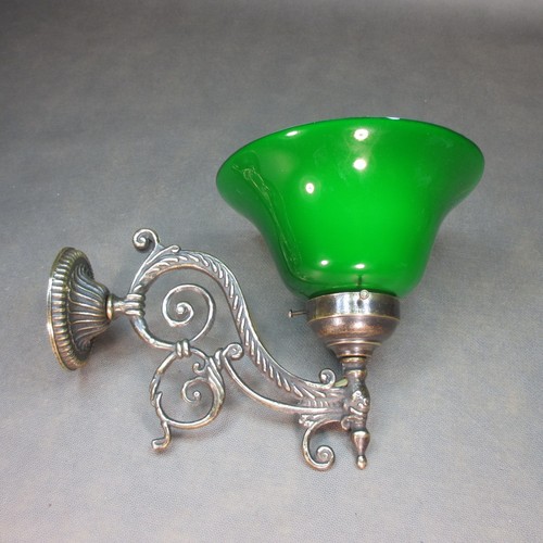 Retro messing wandlampe - messing,