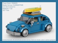 PB8805 - Beetle Camper mit Container, Power Block⚡SUMMER TIME⚡Klemmbausteine