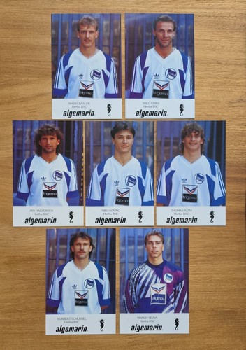 Hertha bsc autogrammkarte - hertha, x