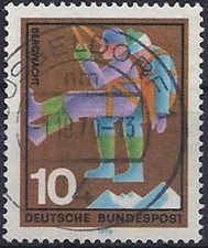Bund BRD Mi. 0630 aus 1970 ORTSVOLLSTEMPEL Düsseldorf 1 / Bergwacht