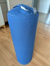 Yogarolle Yogakissen Pilates Tragegriff Dinkelfüllung blau