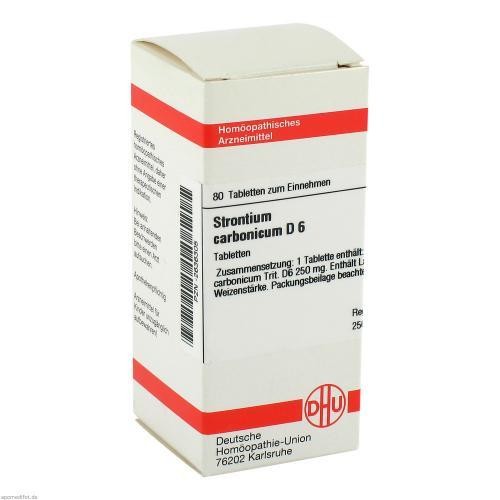 Strontium carbonicum 80st - strontium, d