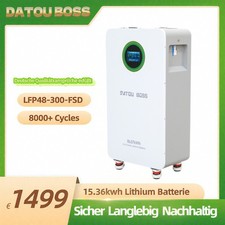 48V 300Ah 15,36 kWh LiFePO4 Batterie Solar PV Standspeicher Batteriespeicher